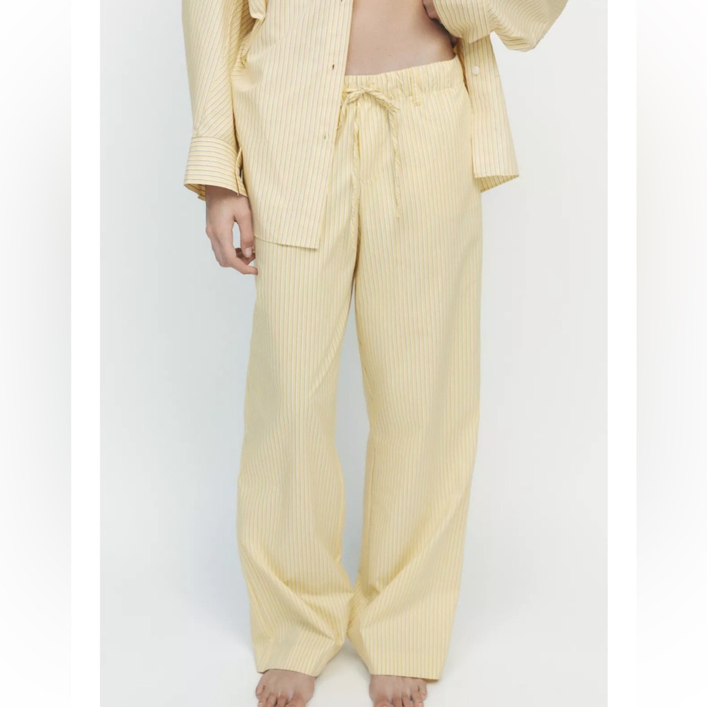 Zara Yellow Striped Pants